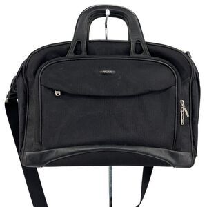 Tumi 2571D Black Nylon Computer Laptop Briefcase Shoulder Bag